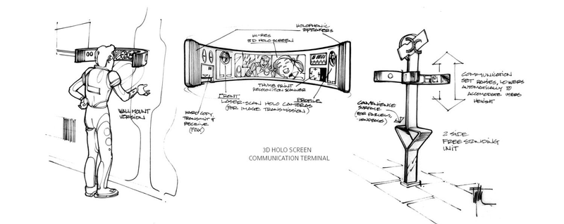 Illustration for article titled Brand New Concept Art of Back to the Future Part II's 2015 Technology